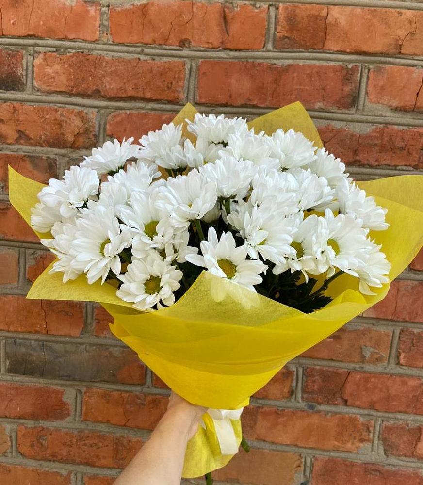 Букет Застенчивые лепестки в Нальчике Букет цветов из: Хризантемы в Нальчике