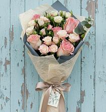 Букет нежный и розовый в Нальчике Букет цветов из:  Розы в Нальчике