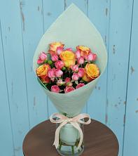 Букет Отличное настроение в Нальчике Букет цветов из:  Розы в Нальчике